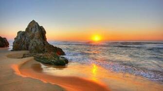 Beach Sunset Pictures HD Wallpaper Of