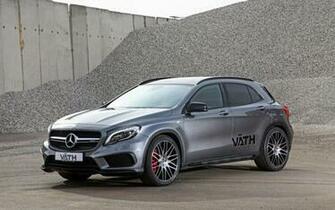 Mercedes Benz Gla Class X156 Silver Side Stock Photos