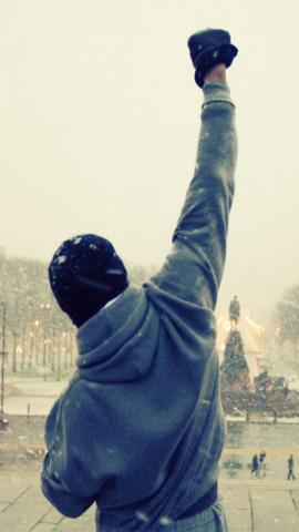 Unofficial iPhone Wallpaper Rocky Balboa