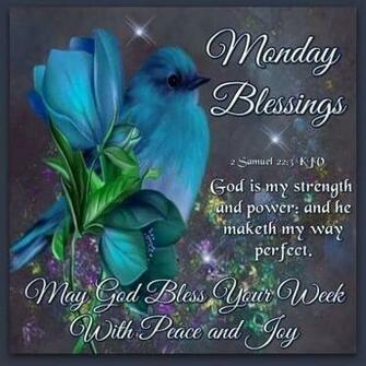 Week Blessings Beautiful Days Monday