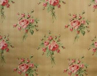 1910s Wallpaper Bh S B Vintage Sweet Pink Rose