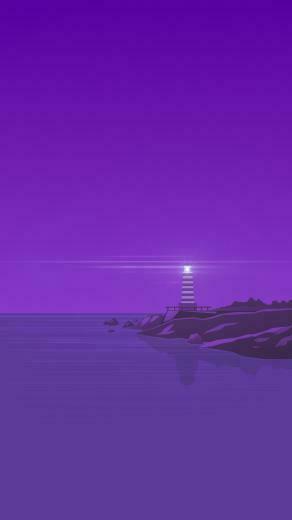Minimalist Purple Wallpaper Top