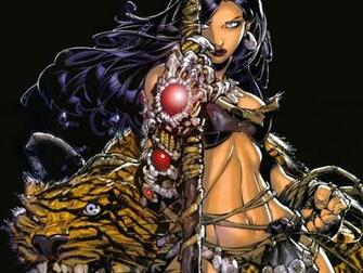 Just Walls Witchblade Comic Wallpaper