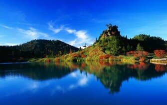 Autumn Reflection Japan Wallpaper HD