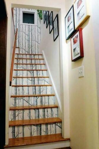 Diy Wallpapered Stair Risers Ideas To Give Stairs Some Flair