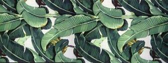 Original Classic Martinique Banana Leaf Wallpaper Patterns