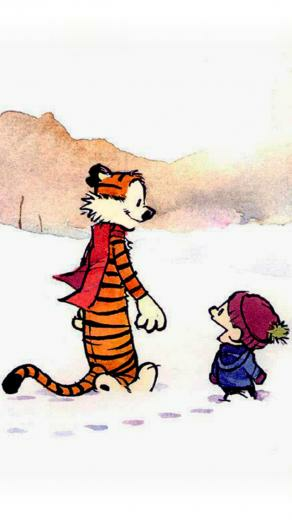Calvins And Hobbes iPhone Wallpaper