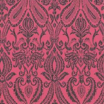 Wallpaper Vymura Adalia Damask Hot Pink