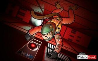 A Space Odyssey Monkeys Thinkgeek High Quality Wallpaper