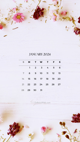 January Phone Wallpaper Calendars Entheosweb