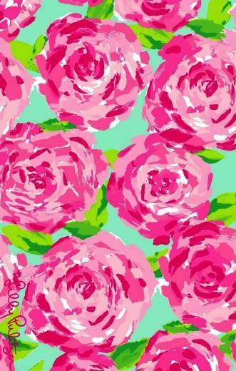Pulitzer iPhone Wallpaper Rose Background