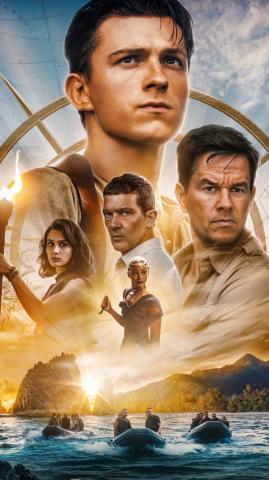 Uncharted Tom Holland Movie Poster Wallpaper iPhone Phone 4k 590f