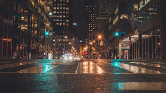 Details Night City Road Background Wallpaper