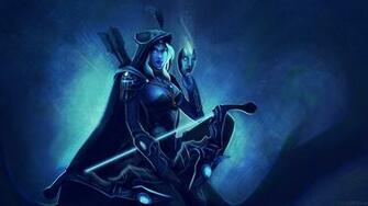 Drow Ranger Phantom Of Darkwood Dota Wallpaper