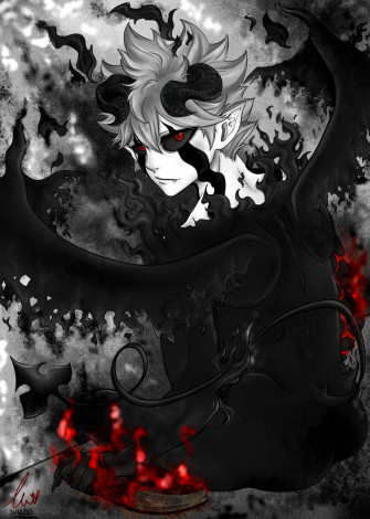 Liebe Black Clover Stylized Poster Wallpaper