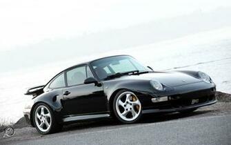 Porsche Turbo Black Gravel Wallpaper Photos Pictures