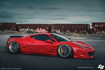 Sr Auto Group Ferrari Italia Liberty Walk Dark Cars