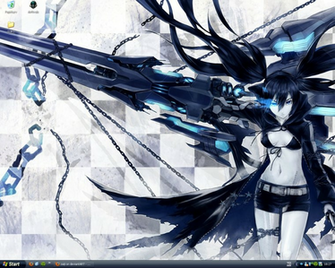 Wallpaper Black Rock Shooter By Zaiji