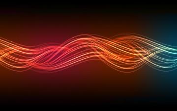 Blazing Waves Wallpaper