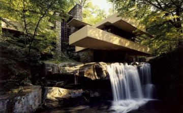 Wallpaper Trees Waterfall Nature Building Jungle Frank