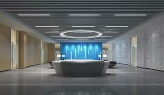 3d Rendering Ceiling Lights And Partition House