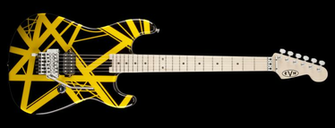 Evh Striped Series Black With Yellow Stripes