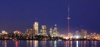 Toronto Skyline At Night Palace Pier Court Place