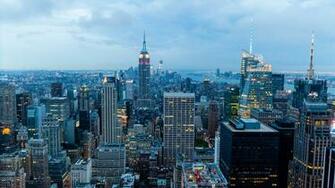 Downtown New York At Dusk 4k Ultra HD Desktop Wallpaper Uploaded By