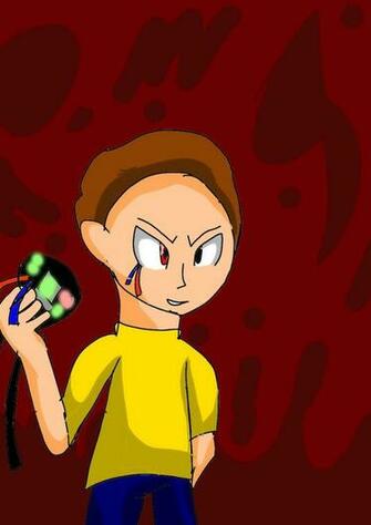 Evil Morty Fan Art By Darkwolfs49011
