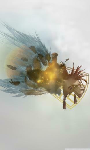 Final Fantasy Abstract Nanaki Ultra HD Desktop Background