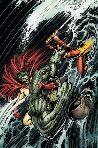 Killer Croc I4 Drawns Cartoons Wallpaper For iPhone