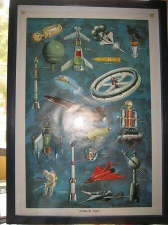 Atomic Age Art Lots Of Space Goodness For