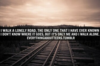 This Alone Walking Quotes HD Wallpaper To Your System You