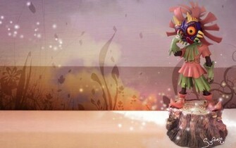 Skull Kid Statue Wallpaper By Elfe Sylvain