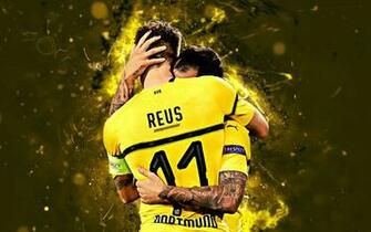 Wallpaper Paco Alcacer Marco Reus Goal Borussia