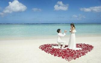 Love Proposing Couple Wallpaper HD Rocks