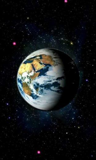 Experience This Awesome Wallpaper Of Our Earth Rotating In The