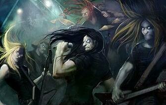 Wallpaper Dethklok Metalocalypse The Animated Series Cartoon