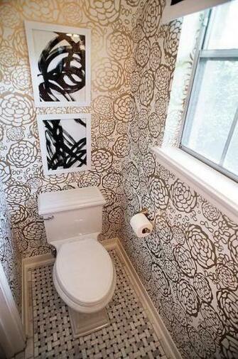 Hygge And West Oh Joy Petal Pusher Wallpaper Gold Marble Basket Weave