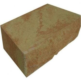 Shop Allen Roth Cassay Orange Sand Chiselwall Retaining Wall Block