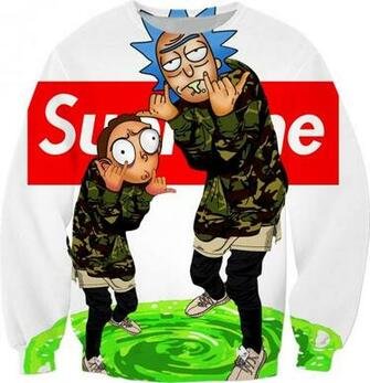 Rick And Morty Supreme Wallpaper On