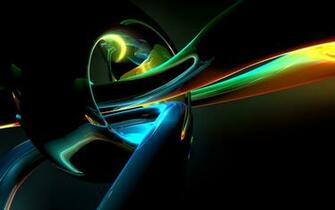 Description 3d Colorful Light Snow Wallpaper
