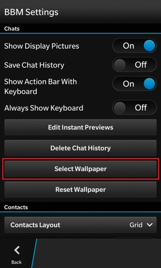 Change Your Blackberry Messenger Bbm Wallpaper