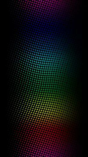 Neon Light Dots Wallpaper iPhone