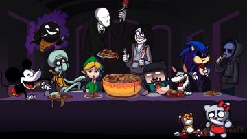 Slender Man Ghast Video Games Steve Spaghetti