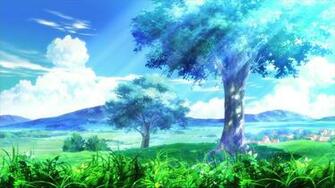 Cool Anime Trees Fresh Art HD Wallpaper 3d