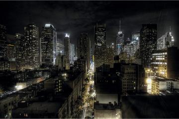 Poster Manhattan At Night Picture New York City Decoration Nyc
