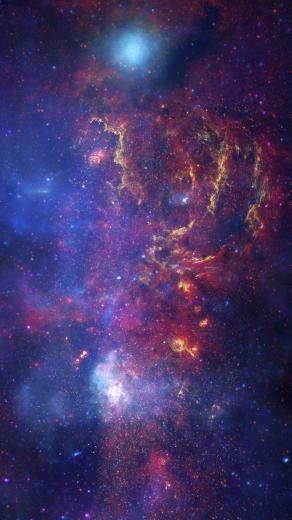iPhone Plus Background Space Wallpaper