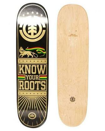 Element Skateboard Decks Rasta Deck
