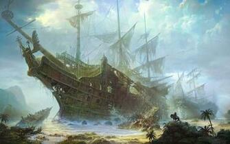 Pirate Ship Background